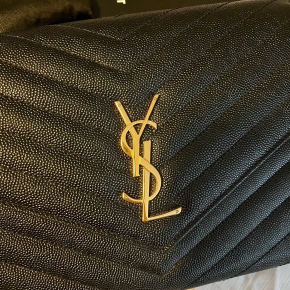 Saint Laurent Quilted Clutch/Wristlet - Picture 3 of 6